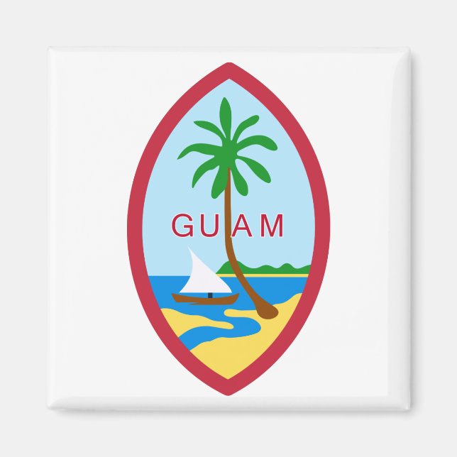 Guam Seal Magnet (Framsidan)