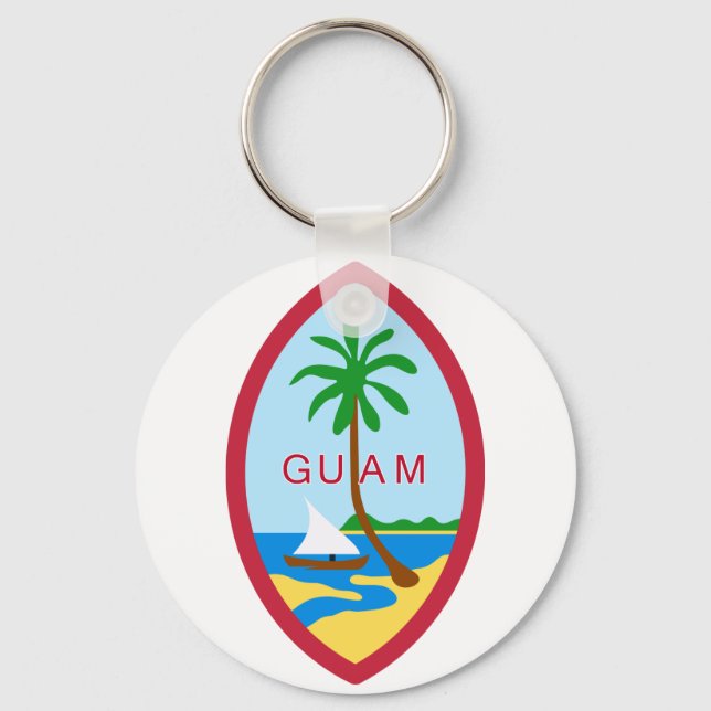 Guam Seal Nyckelring (Framsida)