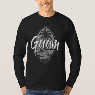 Guam Seal Patch Flagga Usa Chamorro Guamanian om B T Shirt