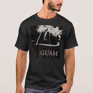 Guam skjorta i svart t-shirt