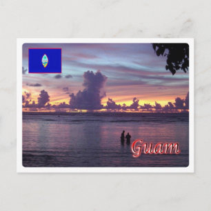 Guam - Solnedgång - Vykort