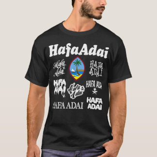 GUAM SPRINGA 671 Hafa Adai över hela förseglingen  T Shirt