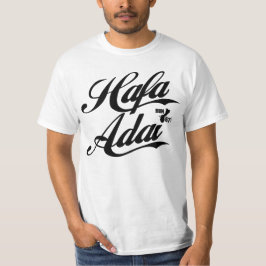 GUAM SPRINGA 671 Hafa Adai - svart stilsort Tee Shirt