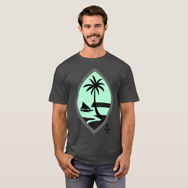 GUAM SPRINGA 671 Mint Seal T Shirt (Hel framsida)