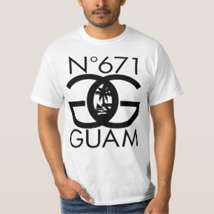 GUAM SPRINGA 671 numrerar förseglar T Shirt