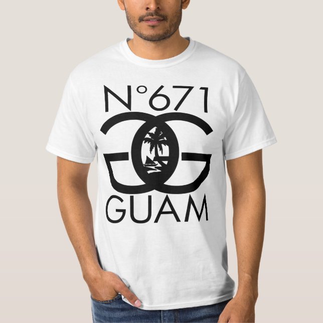 GUAM SPRINGA 671 numrerar förseglar T Shirt (Framsida)