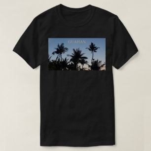 GUAM SPRINGA 671 Solnedgång Träd T-Shirt