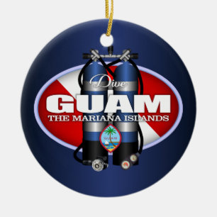 Guam (ST) Julgransprydnad Keramik