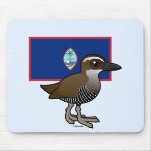 Guam stång med flagga musmatta