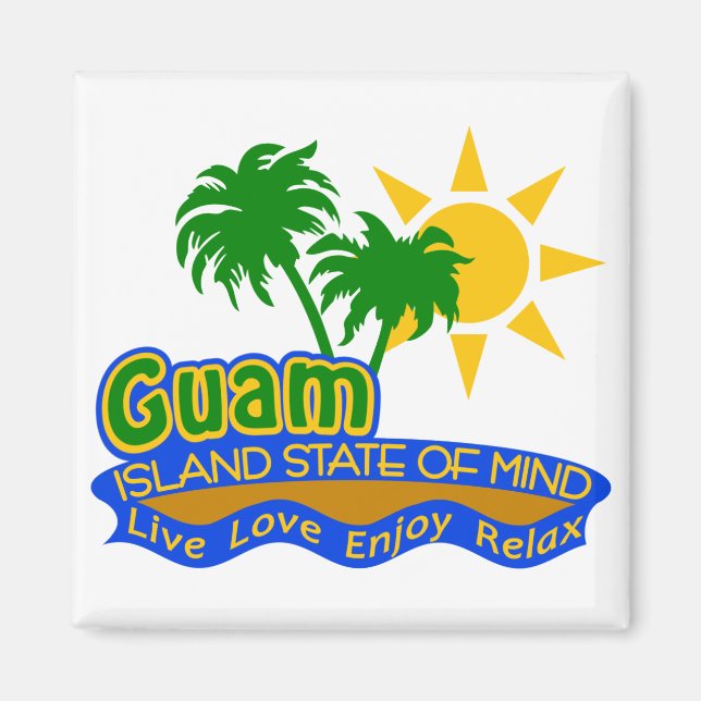 Guam State of Mind Magnet (Framsidan)