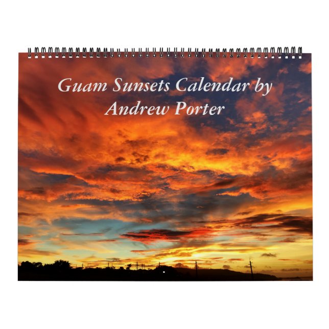 Guam Sunsets 12-månaderskalender Kalender (Omslag)