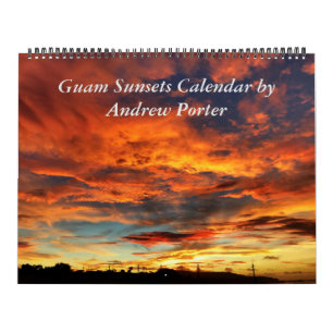 Guam Sunsets 12-månaderskalender Kalender