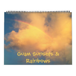 Guam Sunsets & Rainbows 18 månaders kalender