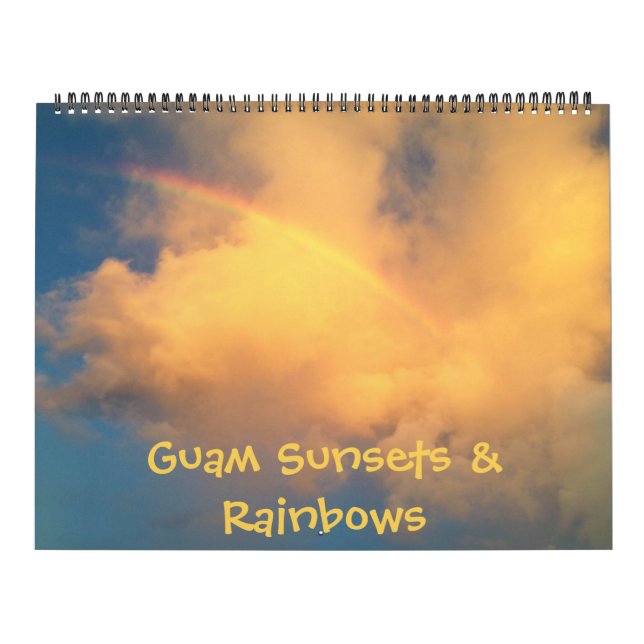 Guam Sunsets & Rainbows 18 månaders kalender (Omslag)