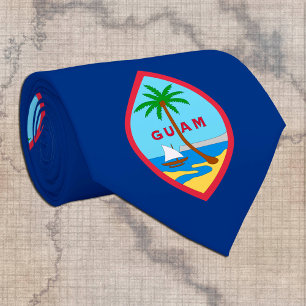 Guam Tie, business mode USA, Guamanian Flagga Slips