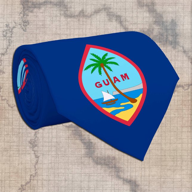 Guam Tie, business mode USA, Guamanian Flagga Slips (Skapare uppladdad)