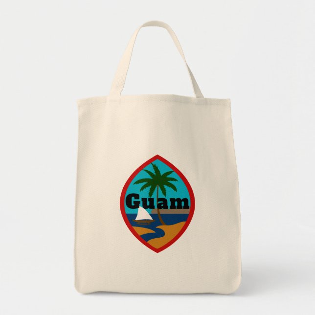 Guam Tote Bag Tygkasse (Framsidan)