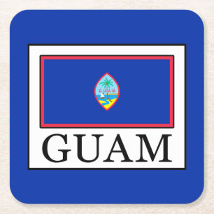 Guam Underlägg Papper Kvadrat