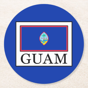 Guam Underlägg Papper Rund
