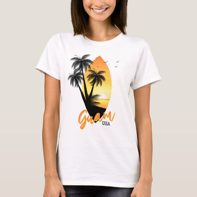 Guam USA T Shirt (Framsida)