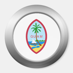 Guam vapensköld magnet