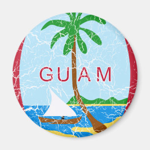 Guam vapensköld magnet