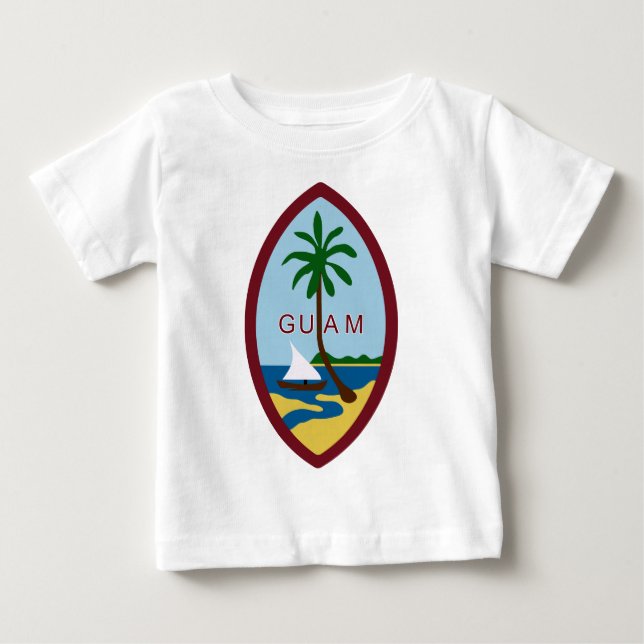 Guam vapensköld t-shirt (Framsida)