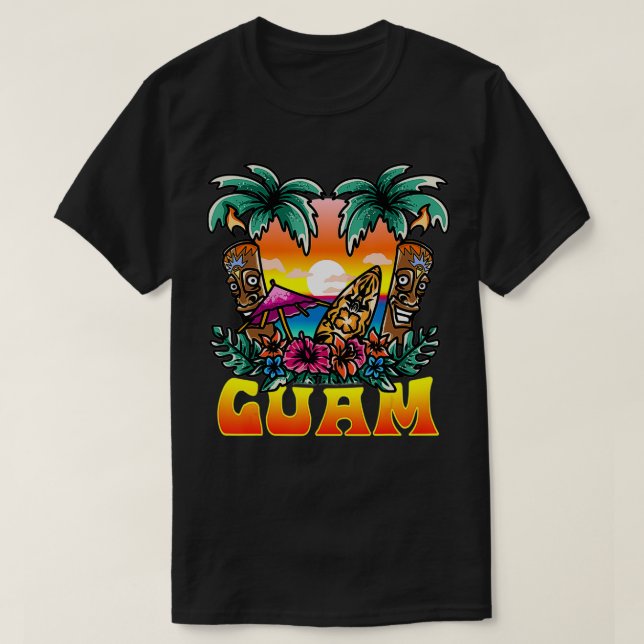 Guamansk inspirerad design t shirt (Design framsida)