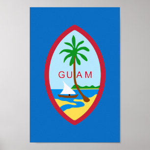 Guamanska jacka av arm poster