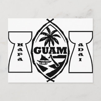 Guamförsegling med lattsten vykort