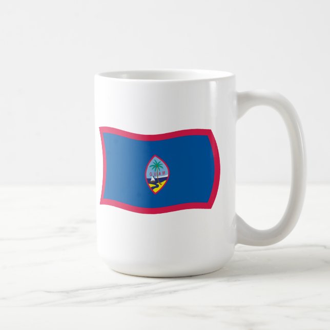 Guams flagga Mugg (Höger)