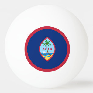 Guams flagga pingisboll