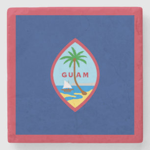 Guams flagga stenunderlägg
