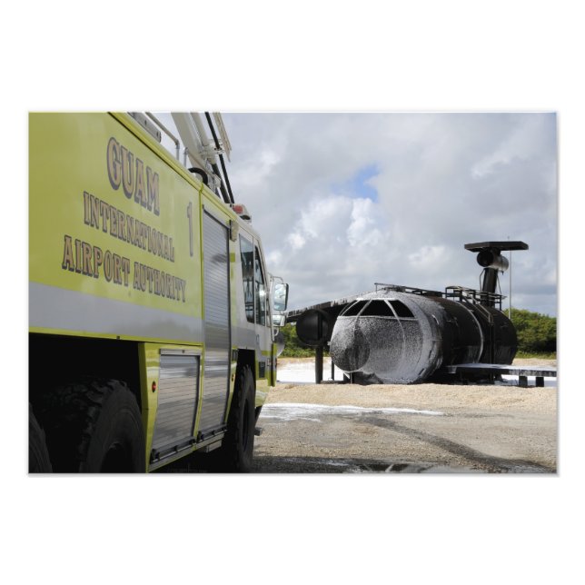 Guams WONPAT-flygplats Fototryck (Framsidan)