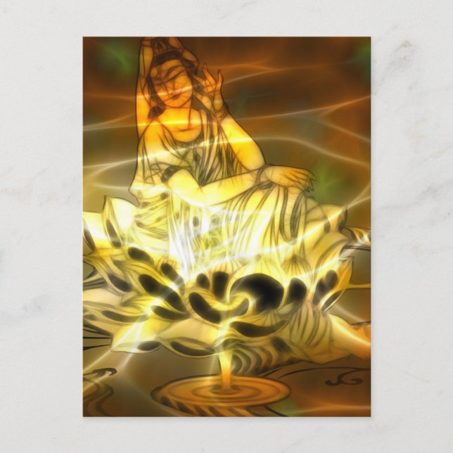 Guan Yin Energy Vykort (Framsida)
