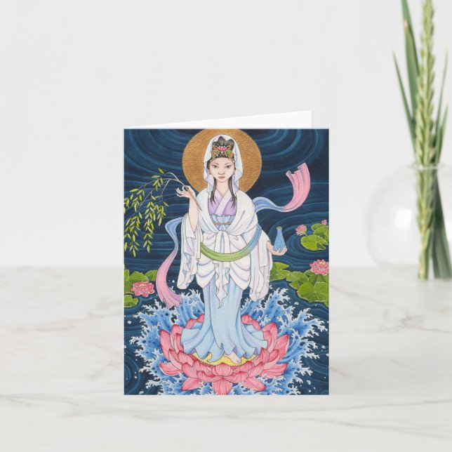 Guan Yin noterar kortet Kort (Framsida)