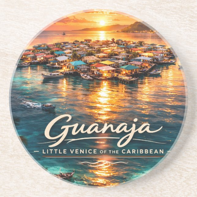 Guanaja Lilla Venedig i Karibien Underlägg (Framsidan)