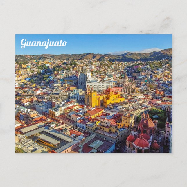 Guanajuato, México, City View Vykort (Framsida)