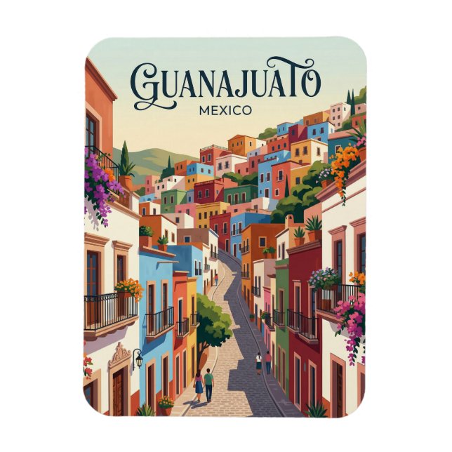 Guanajuato Mexiko Magnet (Vertikal)