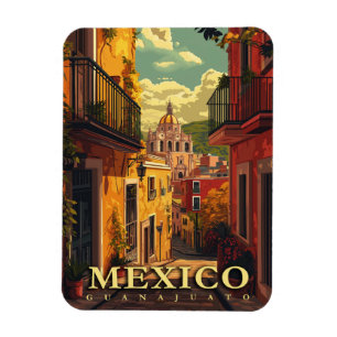 Guanajuato, Mexiko Vintage Magnet