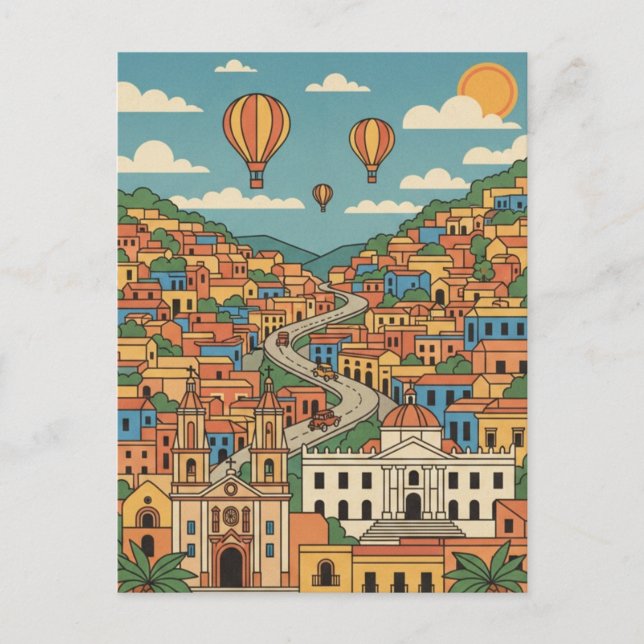 Guanajuato Mexiko Vykort (Framsida)