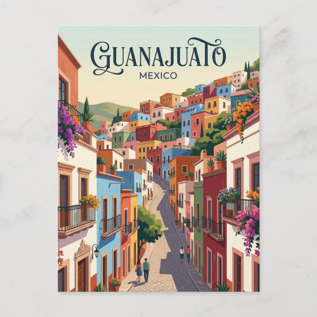 Guanajuato Mexiko Vykort (Framsida)