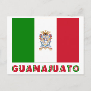 Guanajuato Unofficial Flagga Vykort