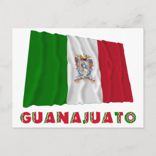 Guanajuato Wave Unofficial Flagga Vykort