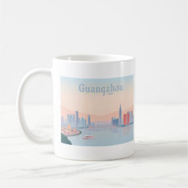 Guangzhou China Pearl River Pastel Travel Kaffemugg