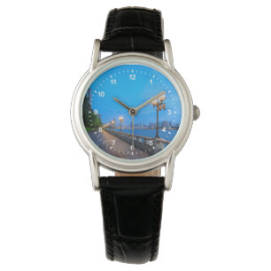 Guangzhou City vattenfront Armbandsur