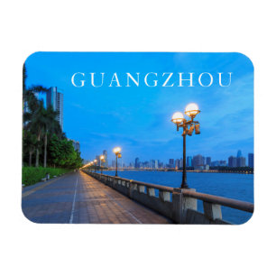 Guangzhou City vattenfront Magnet