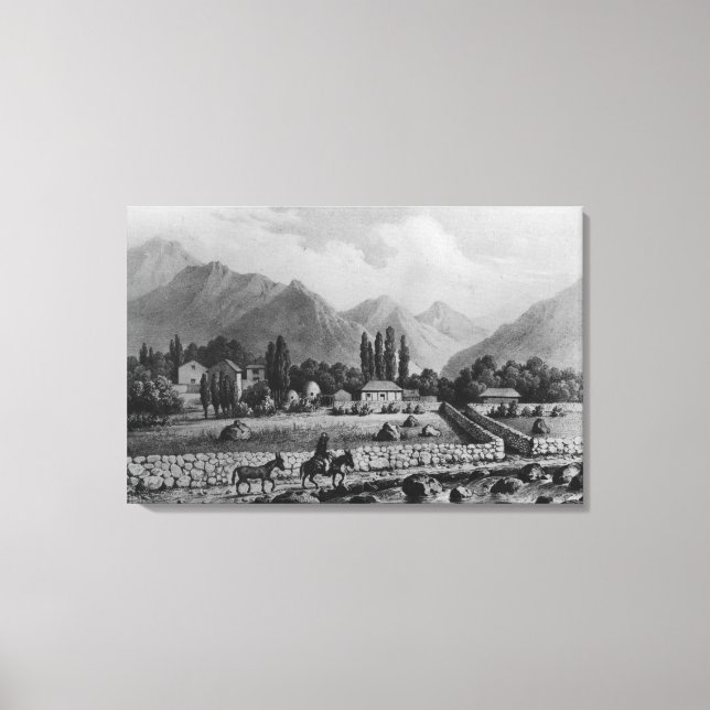 Guanta från Historia de Chile 1854 Canvastryck (Framsida)