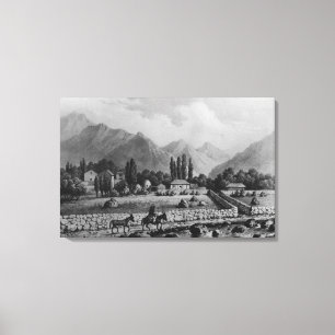 Guanta från "Historia de Chile", 1854 Canvastryck