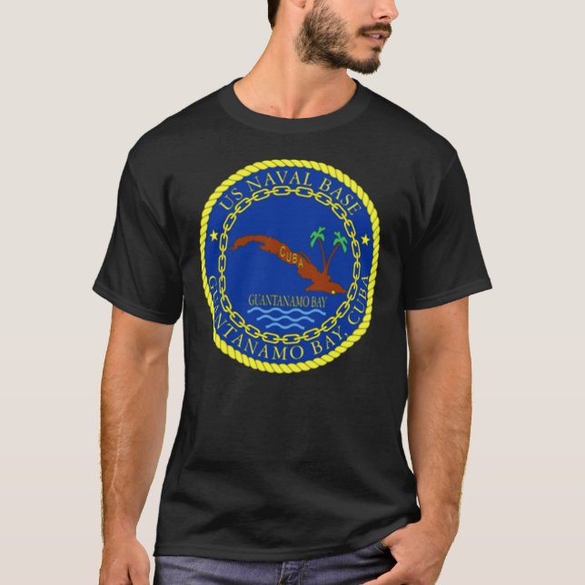 GUANTANAMO BAY NAVAL BASE GITMO NSGB Classic T-Shi T Shirt (Framsida)
